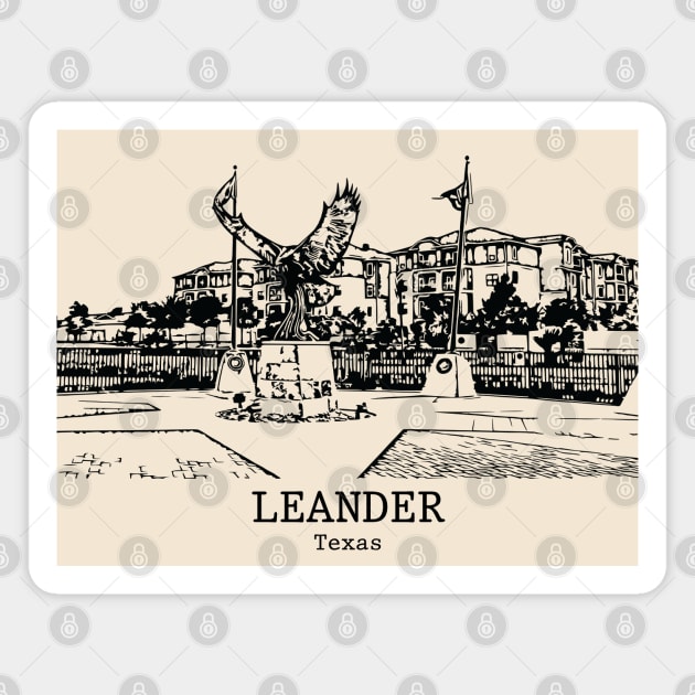 Leander - Texas Magnet by Lakeric